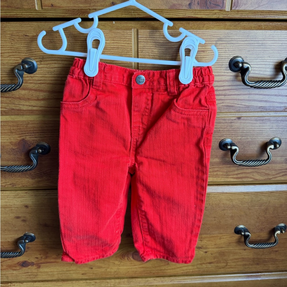 Vintage The Children's Place red jeans size 9-12m